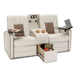 Qualitex De Leon RV Loveseat With Console